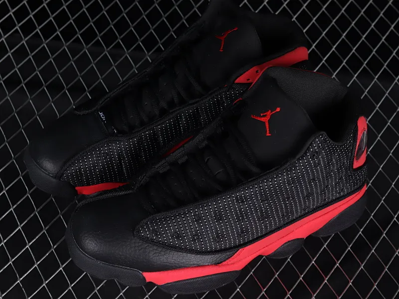 All categories Air Jordan Jordan series basketball shoes Air Jordan 13 Air Jordan 13 "BRED" AJ13 Joe 13 black and red basketball shoes 414571-004
